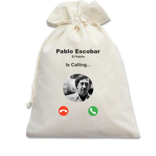 Подарочный мешочек Pablo Escobar is calling
