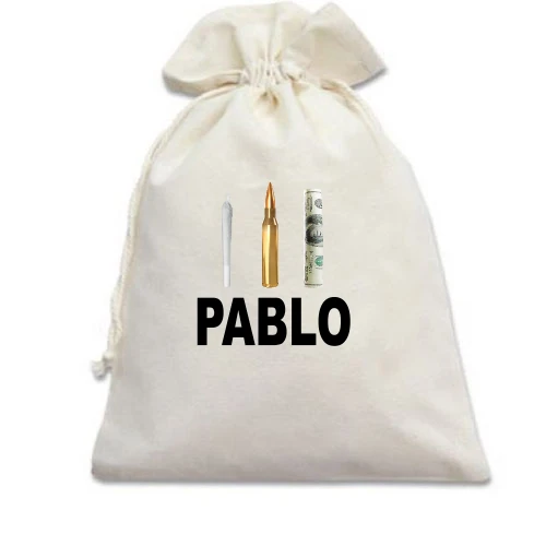 Подарочный мешочек, Белый, PABLO