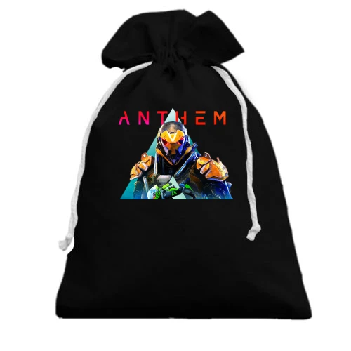 Подарочный мешочек, Черный, Anthem