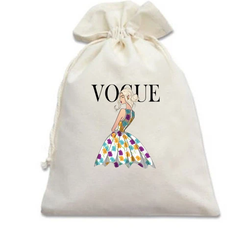 Подарунковий мішечок VOGUE blonde girl