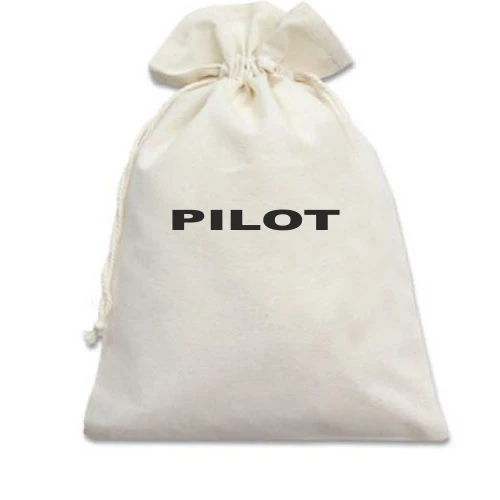 Подарунковий мішечок, білий, Pilot