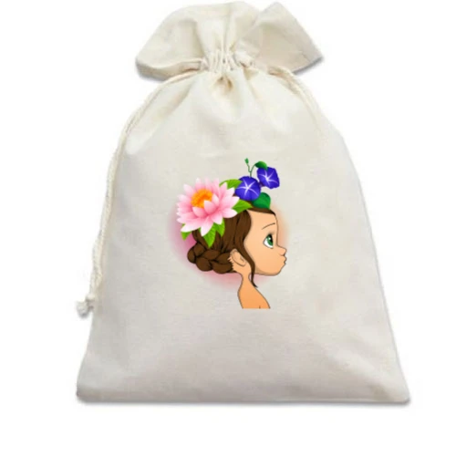 Подарунковий мішечок Baby with flowers