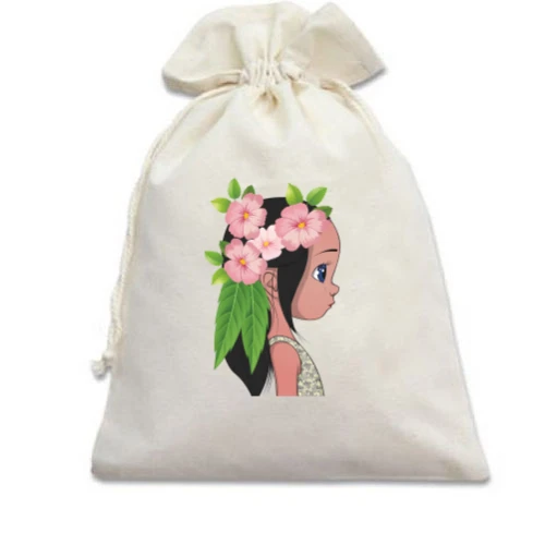 Подарочный мешочек Baby with flowers 1