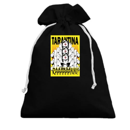 Подарочный мешочек, Черный, Tarantina Raaaannn!