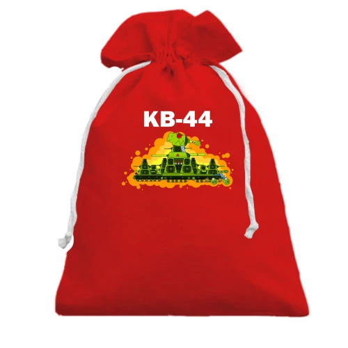 Подарунковий мішечок, червоний, КВ-44