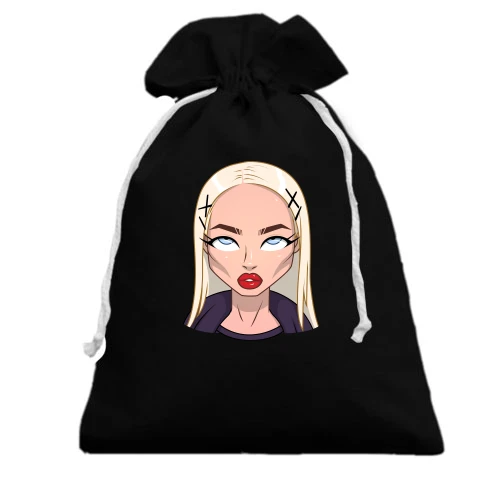 Подарочный мешочек, Черный, Art. Blonde