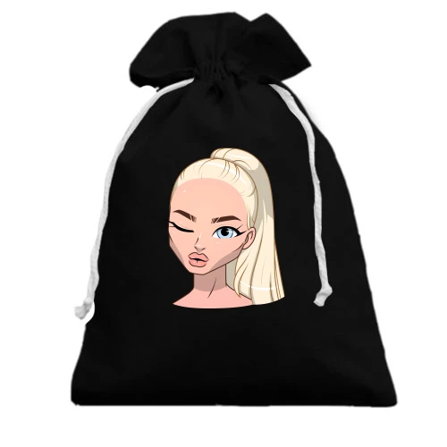 Подарунковий мішечок, Чорний, Art. Blonde wink