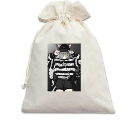 Подарунковий мішечок Girl in striped