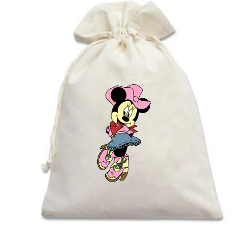 Подарочный мешочек Minnie Mouse cowboy