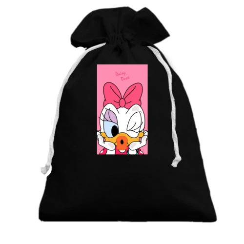 Подарочный мешочек, Черный, Daisy duck baby