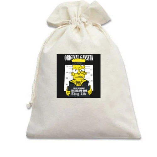 Подарочный мешочек Bart original gangssta