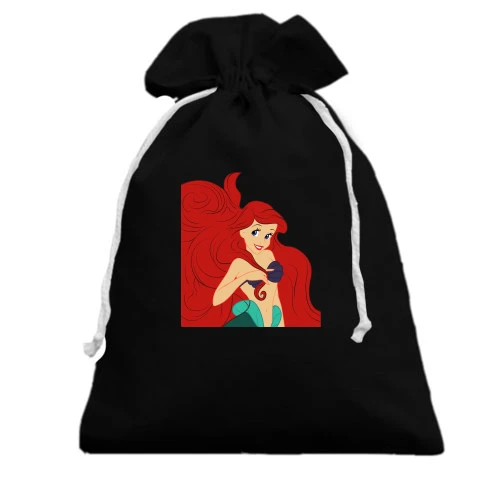 Подарочный мешочек, Черный, Ariel hair