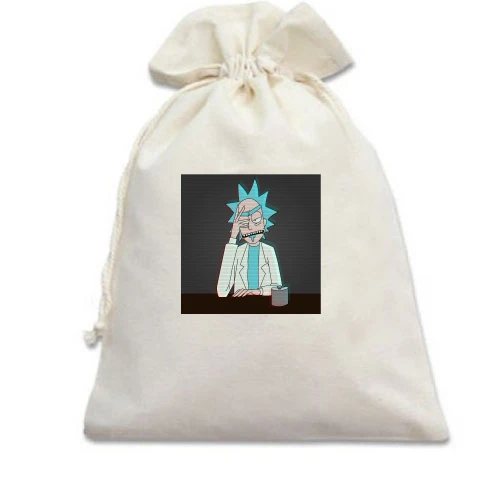 Подарочный мешочек Rick is tired