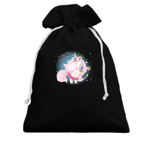 Подарунковий мішечок Baby unicorn in a skirt