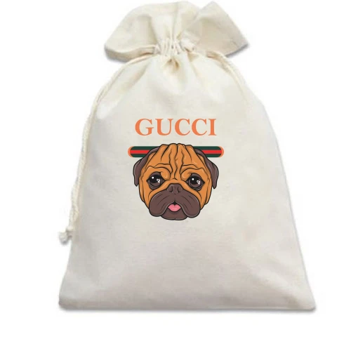 Подарочный мешочек Gucci dog
