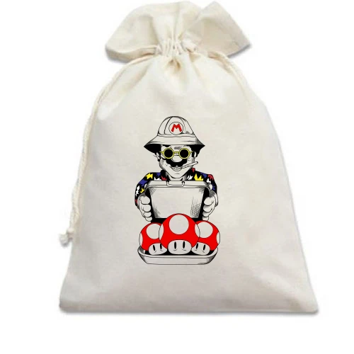 Подарочный мешочек Mario with a case