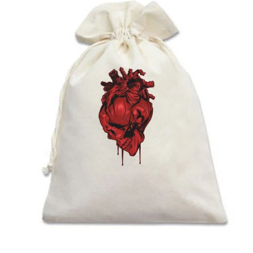 Подарунковий мішечок Skull Heart