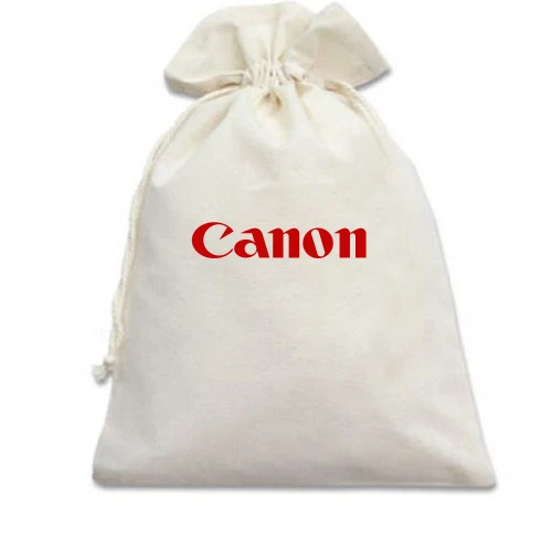 Подарочный мешочек, белый, Canon