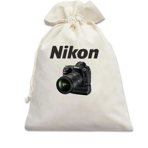 Подарочный мешочек, белый, Nikon D850