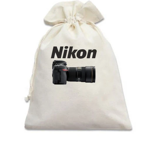 Подарунковий мішечок, Білий, Nikon Camera