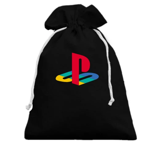 Подарочный мешочек, Черный, Sony Playstation