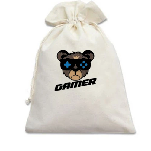 Подарочный мешочек Bear gamer