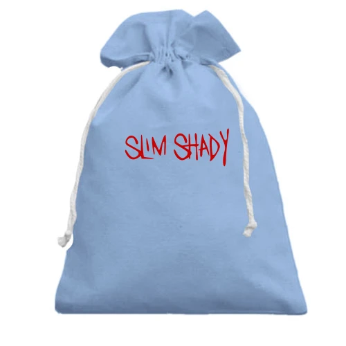 Подарочный мешочек, Голубой, Slim Shady