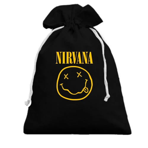 Подарунковий мішечок, Чорний, Nirvana