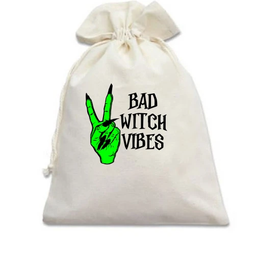 Подарочный мешочек Bad witch vibes