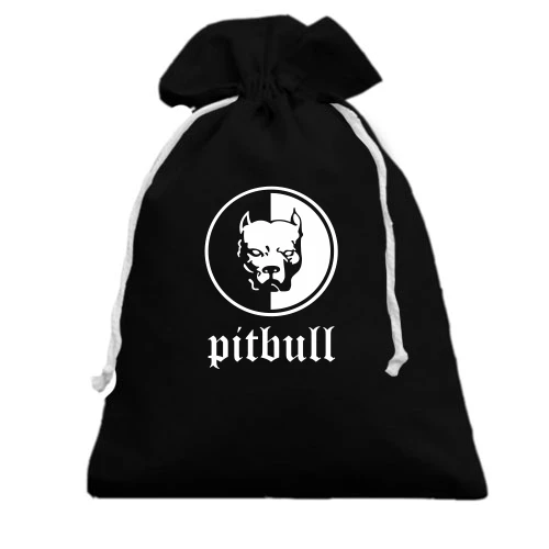 Подарунковий мішечок, чорний, Pitbull (2)