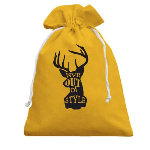 Подарунковий мішечок, Жовтий, Never out of style