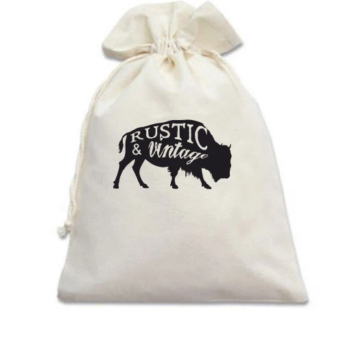 Подарунковий мішечок rustic & vintage
