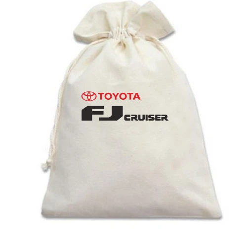 Подарочный мешочек, белый, Toyota FJ CRUISER