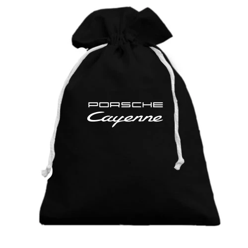 Подарочный мешочек, черный, Porsche Cayenne