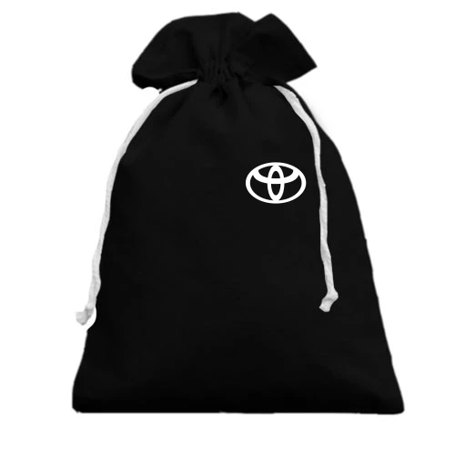Подарочный мешочек, черный, Toyota (мини)