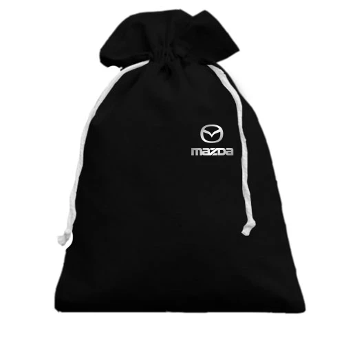 Подарочный мешочек, черный, Mazda (mini)