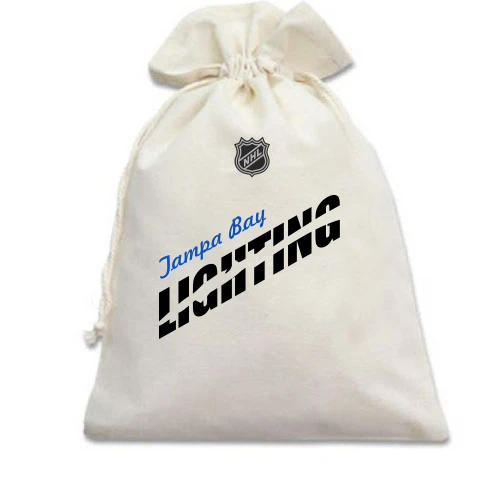 Подарунковий мішечок, білий, Tampa Bay Lightning 2