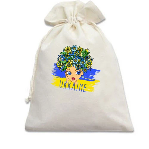 Подарочный мешочек, Белый, Beauty Ukraine