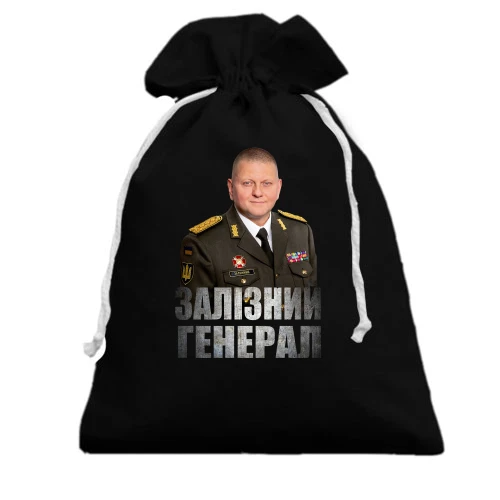 Подарочный мешочек, Черный, Залужный - Железный Генерал