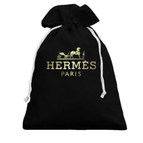 Подарочный мешочек, Черный, Hermès