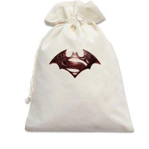 Подарочный мешочек, Белый, Batman vs. Superman