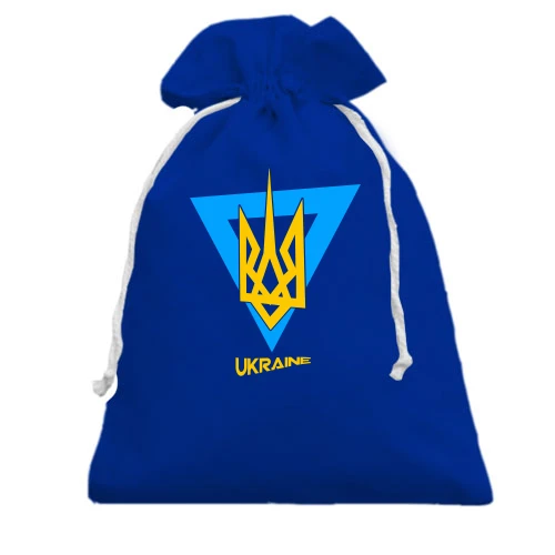 Подарочный мешочек, голубой, Ukrman Style