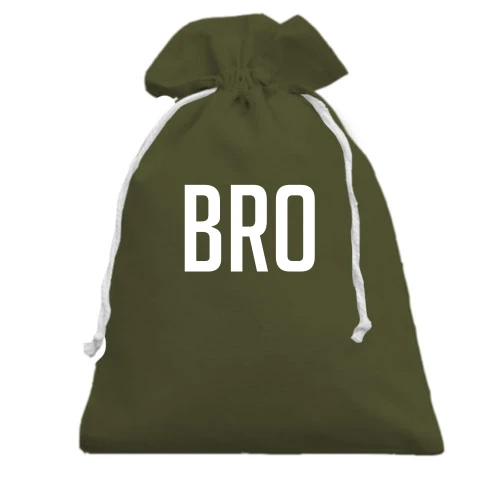 Подарунковий мішечок, хакі, BRO