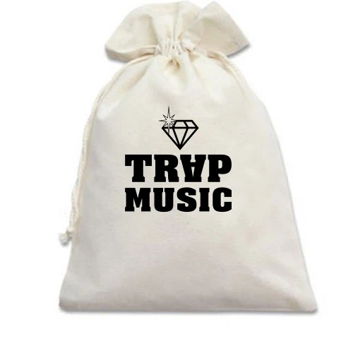 Подарочный мешочек, Голубой, TRAP MUSIK