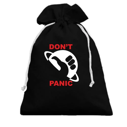 Подарочный мешочек Dont panic