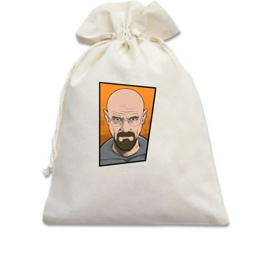 Подарочный мешочек, Белый, Breaking Bad - Хайзенберг Art