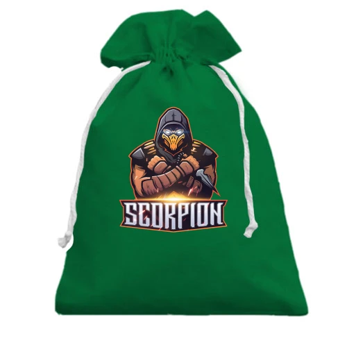 Подарочный мешочек Mortal Kombat Scorpion