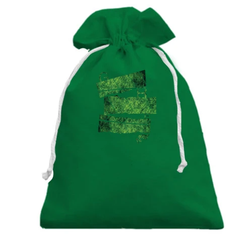 Подарочный мешочек, Зеленый, "Green"