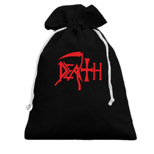 Подарочный мешочек, Черный, Death