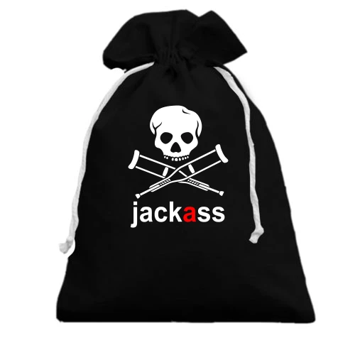 Подарунковий мішечок, чорний, Jackass (Диваки)